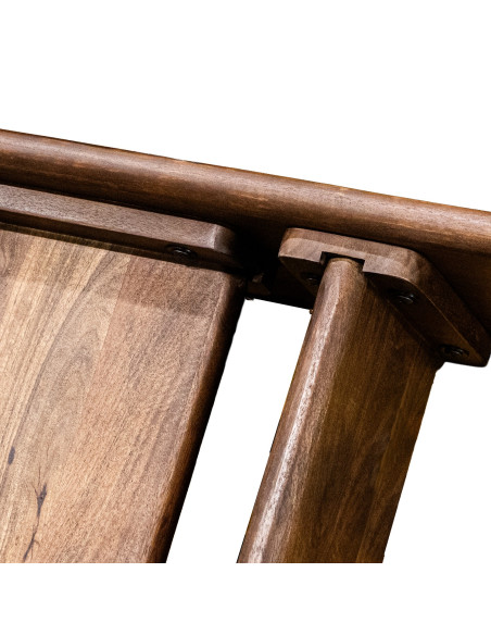 Console en bois de manguier brun 120x30x76 cm Memor  - 6