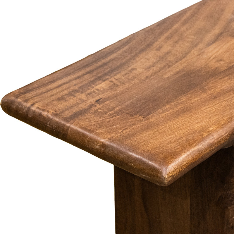 Console en bois de manguier brun 120x30x76 cm Memor  - 7