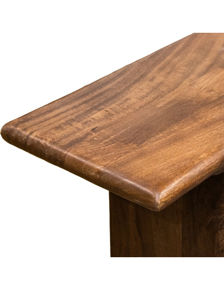 Console en bois de manguier brun 120x30x76 cm Memor  - 7