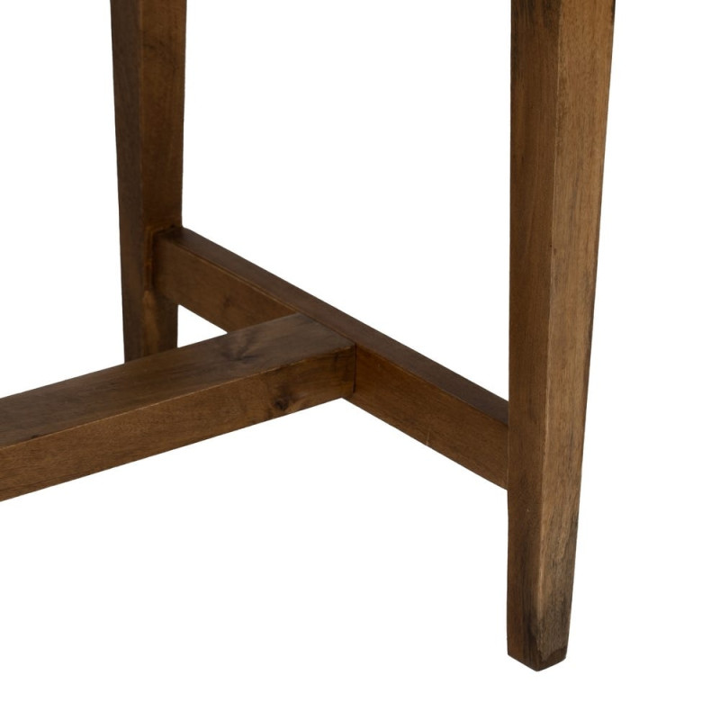 Bureau vintage en manguier naturel 2 tiroirs 122x62x90 cm Duvun Ixia - 9