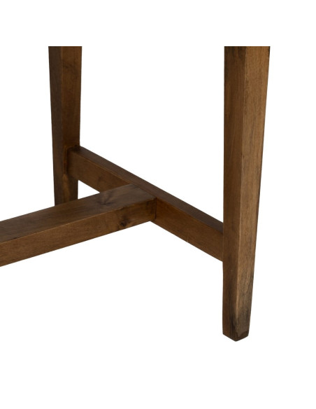Bureau vintage en manguier naturel 2 tiroirs 122x62x90 cm Duvun Ixia - 9