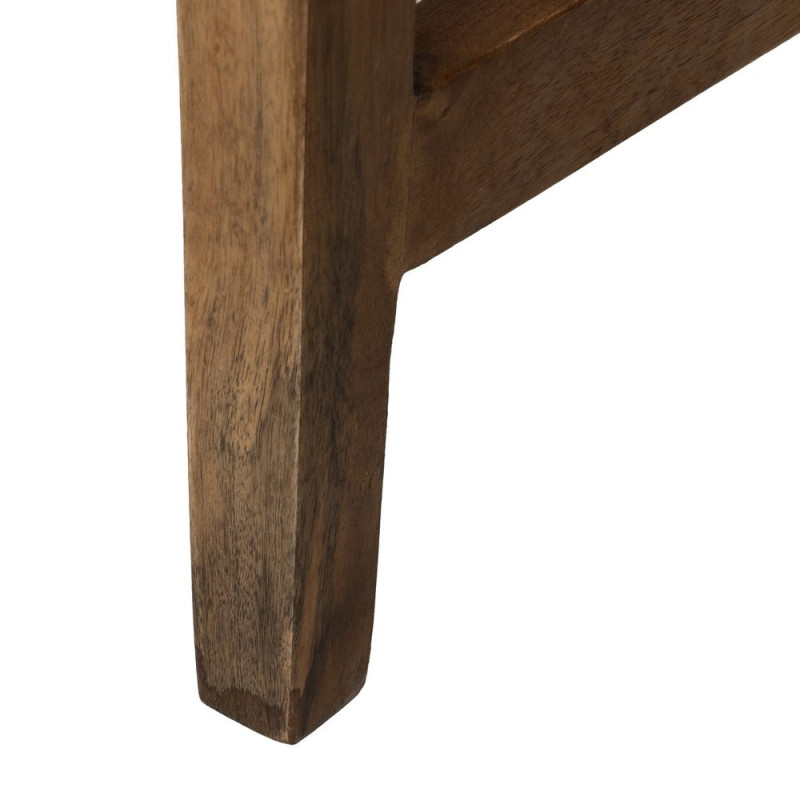 Bureau vintage en manguier naturel 2 tiroirs 122x62x90 cm Duvun Ixia - 10