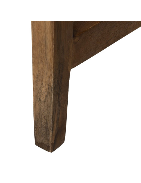 Bureau vintage en manguier naturel 2 tiroirs 122x62x90 cm Duvun Ixia - 10