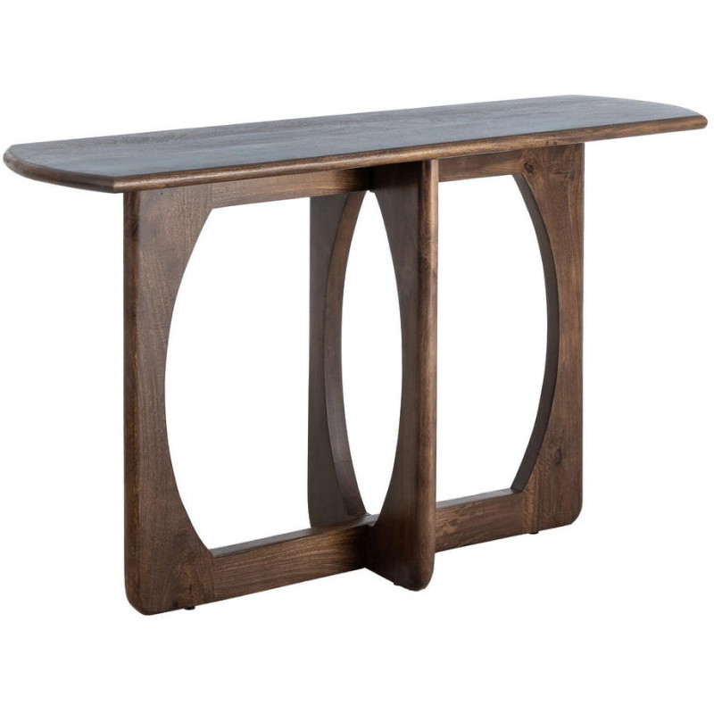 Console d’entrée organique manguier brun chocolat 130x40x75 cm Taben Ixia - 1
