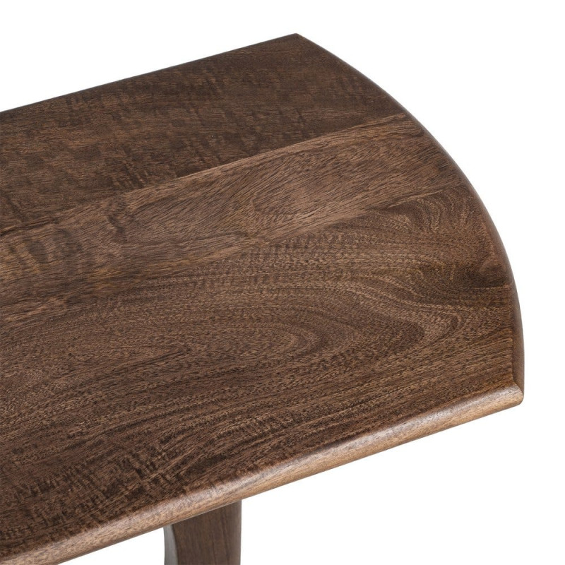 Console d’entrée organique manguier brun chocolat 130x40x75 cm Taben Ixia - 4