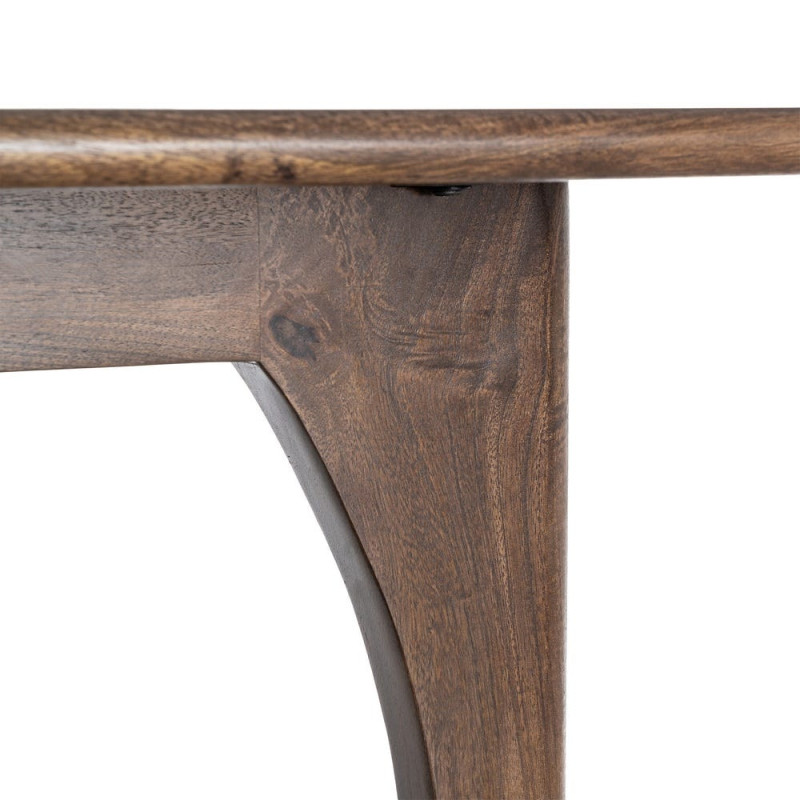 Console d’entrée organique manguier brun chocolat 130x40x75 cm Taben Ixia - 5