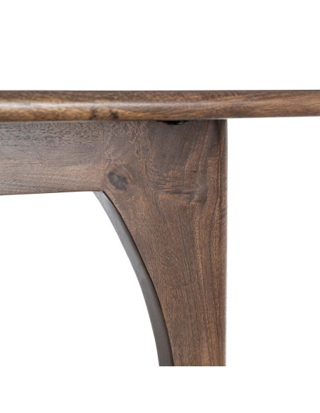 Console d’entrée organique manguier brun chocolat 130x40x75 cm Taben Ixia - 5