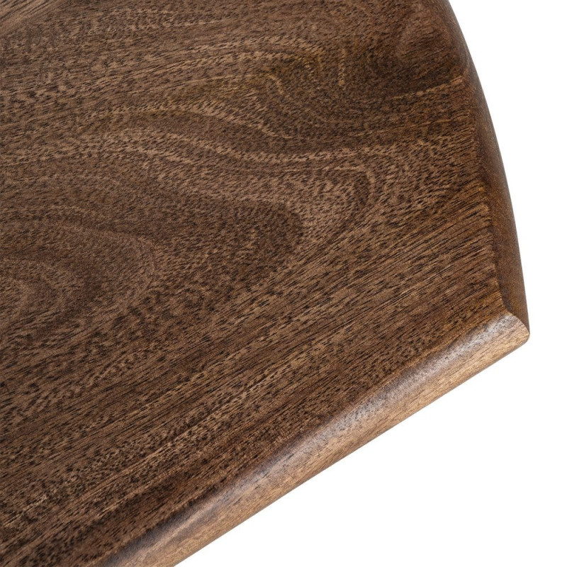 Console d’entrée organique manguier brun chocolat 130x40x75 cm Taben Ixia - 7