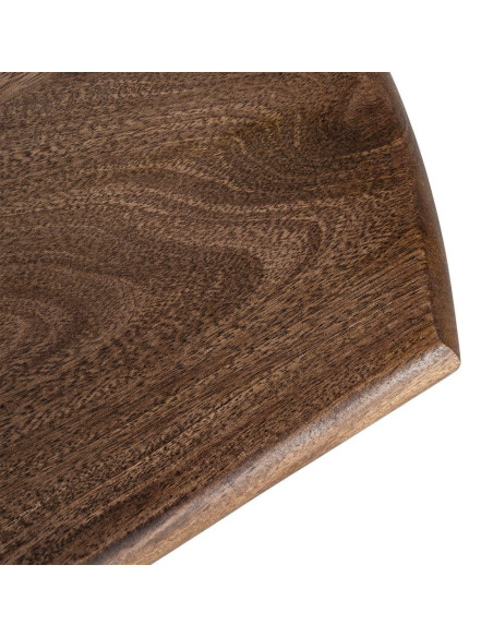 Console d’entrée organique manguier brun chocolat 130x40x75 cm Taben Ixia - 7