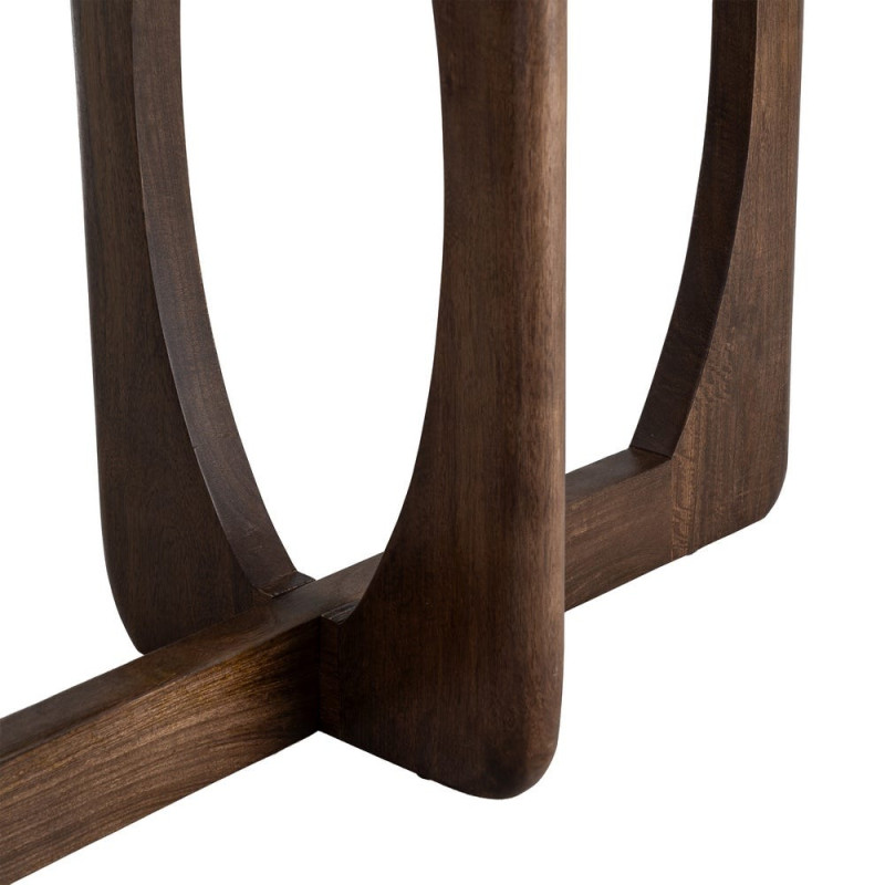 Console d’entrée organique manguier brun chocolat 130x40x75 cm Taben Ixia - 8