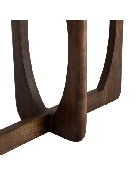 Console d’entrée organique manguier brun chocolat 130x40x75 cm Taben Ixia - 8
