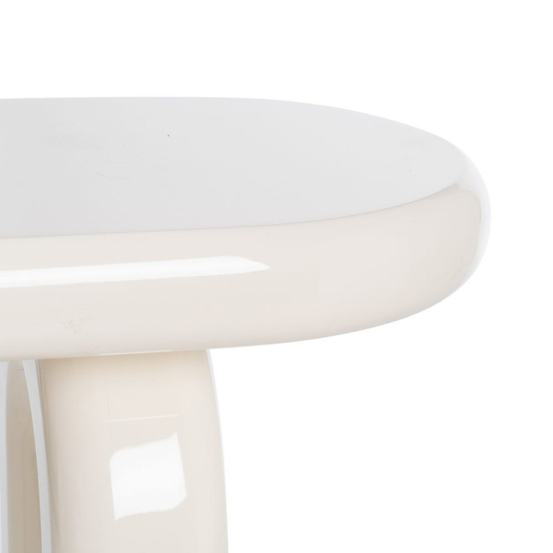 Console d’entrée design crème MDF laqué 120x35x80 cm Pilae Ixia - 6