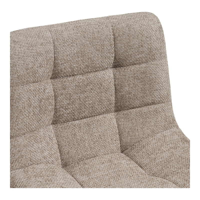 Lot de 2 tabourets de bar réglables tissu gris clair 43x45x88-108 cm Middelfart House Nordic - 6