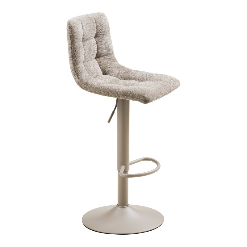 Lot de 2 tabourets de bar réglables en tissu gris 61-81,5 cm Middelfart House Nordic - 3