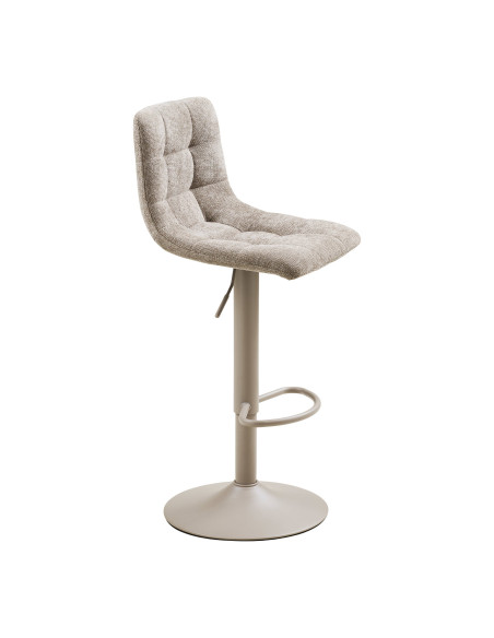 Lot de 2 tabourets de bar réglables en tissu gris 61-81,5 cm Middelfart House Nordic - 3
