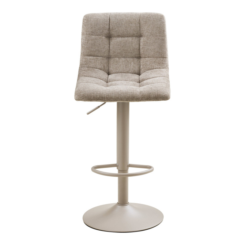 Lot de 2 tabourets de bar réglables en tissu gris 61-81,5 cm Middelfart House Nordic - 4