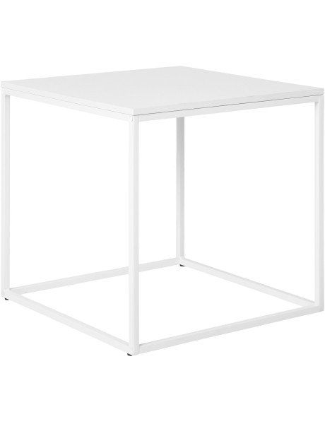 Table d’appoint carrée blanche 45x45x45 cm Vita House Nordic - 1
