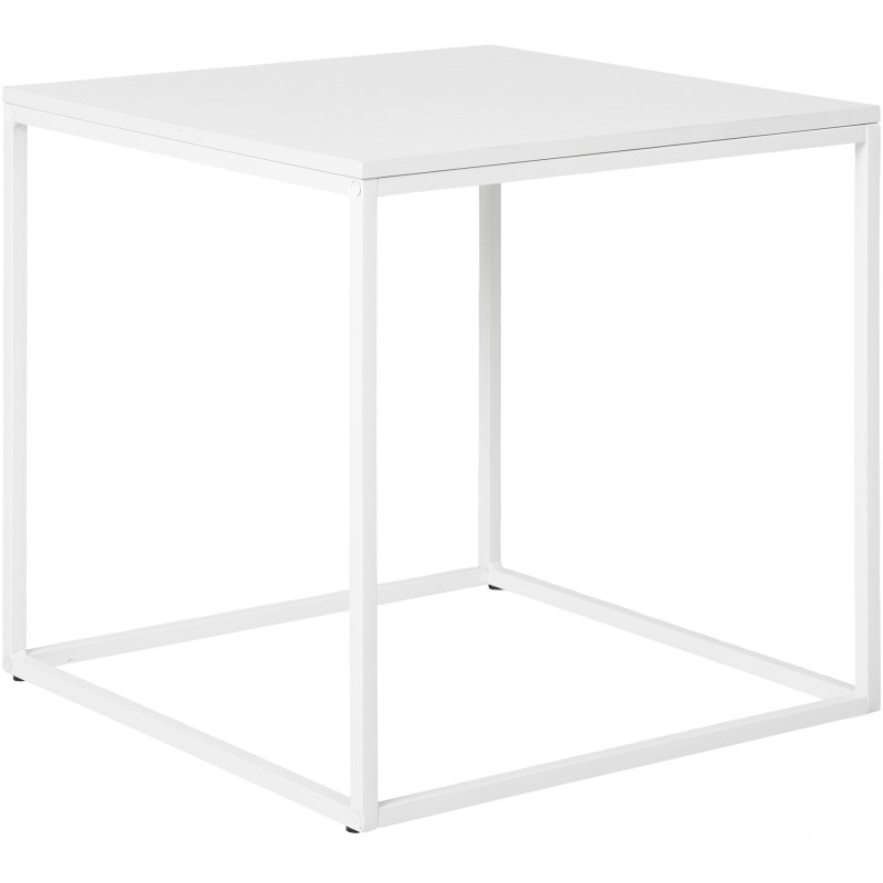 Table d’appoint carrée blanche 45x45x45 cm Vita House Nordic - 1