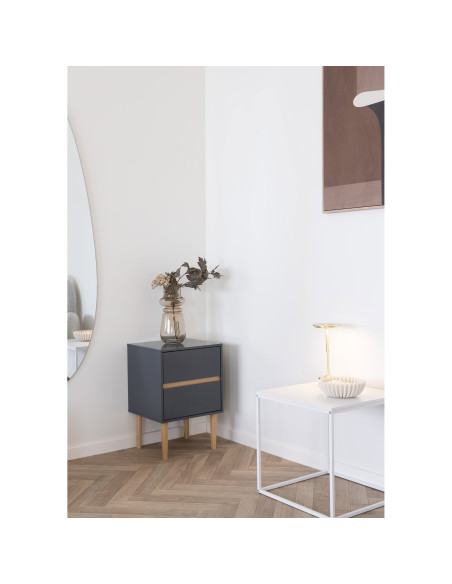 Table d’appoint carrée blanche 45x45x45 cm Vita House Nordic - 2