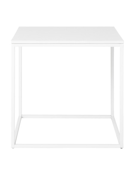 Table d’appoint carrée blanche 45x45x45 cm Vita House Nordic - 3
