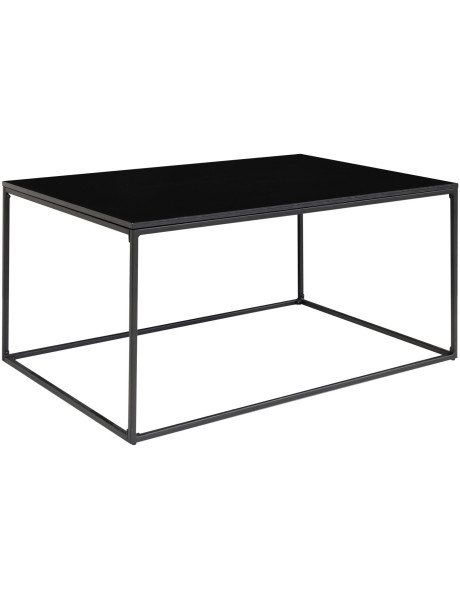 Table basse rectangulaire noire 90x60x45 cm Vita House Nordic - 1