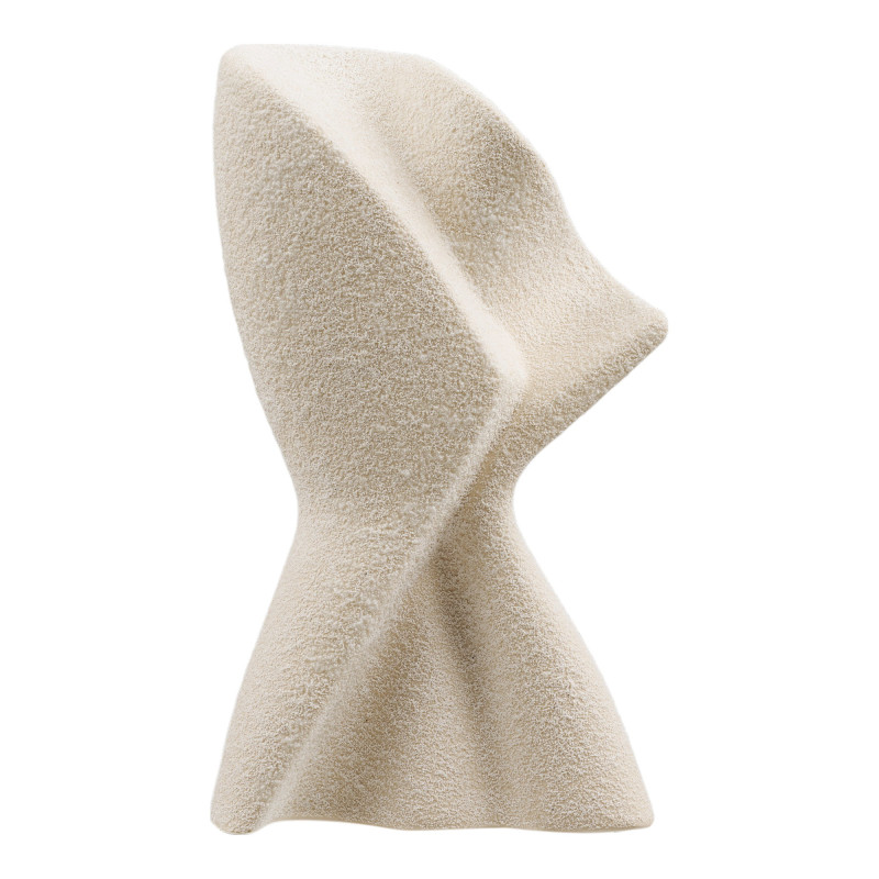 Statuette abstraite en céramique blanc cassé 13x6,5x23 cm Falvervig House Nordic - 3