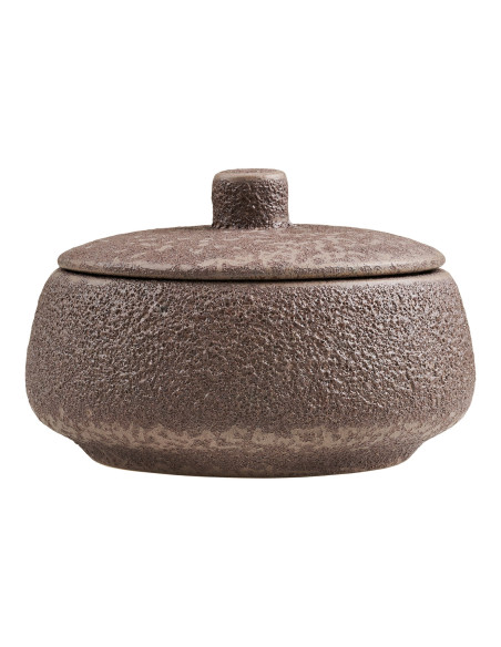 Boîte décorative céramique brun chocolat Ø15x9,5 cm Orlindrup House Nordic - 3