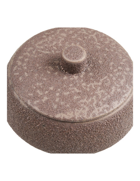 Boîte décorative céramique brun chocolat Ø15x9,5 cm Orlindrup House Nordic - 5