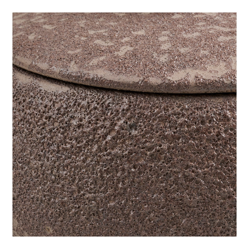 Boîte décorative céramique brun chocolat Ø15x9,5 cm Orlindrup House Nordic - 6