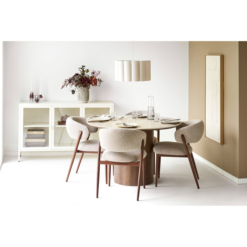 Boîte décorative céramique brun chocolat Ø15x9,5 cm Orlindrup House Nordic - 10