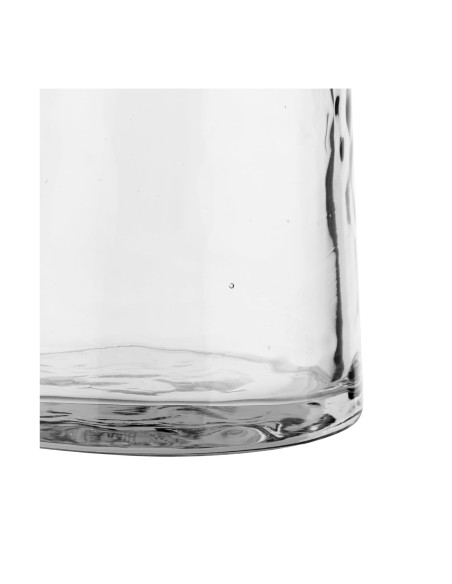 Carafe à eau verre martelé transparent 1,25 L Ø10x30,5 cm Nalanda House Nordic - 4