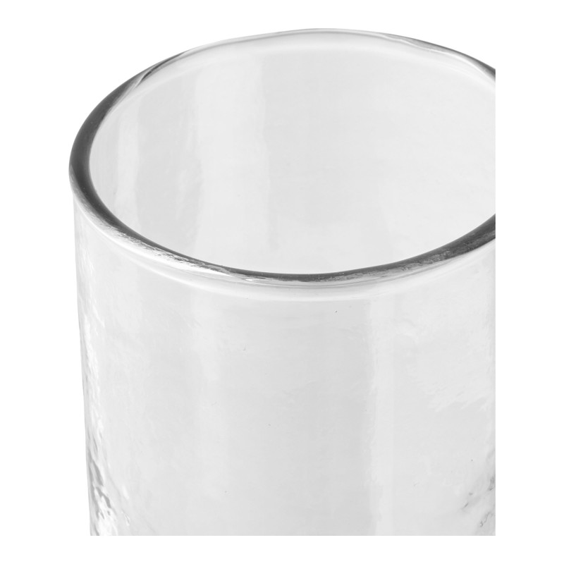 Lot de 4 verres à eau en verre martelé 385 ml Nalanda House Nordic - 5