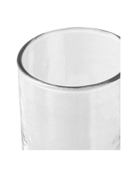Lot de 4 verres à eau en verre martelé 385 ml Nalanda House Nordic - 5