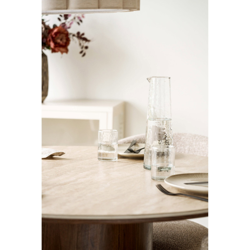 Lot de 4 verres à eau en verre martelé 385 ml Nalanda House Nordic - 9