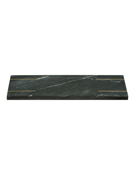 Plateau de service marbre vert pieds laiton 38x12,5x3,5 cm Ervenborg House Nordic - 3