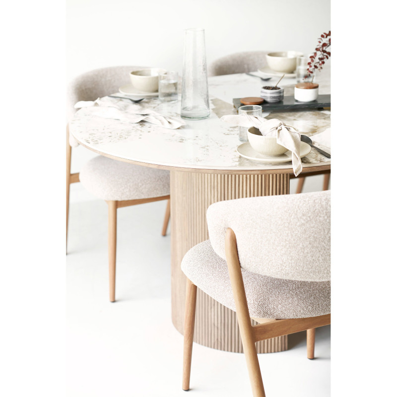 Plateau de service marbre vert pieds laiton 38x12,5x3,5 cm Ervenborg House Nordic - 8