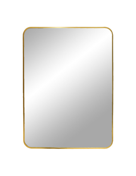 Miroir rectangulaire aluminium doré 50x70 cm Madrid House Nordic - 3