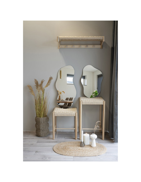 Miroir mural organique en verre sans cadre 40x60 cm Palermo House Nordic - 2