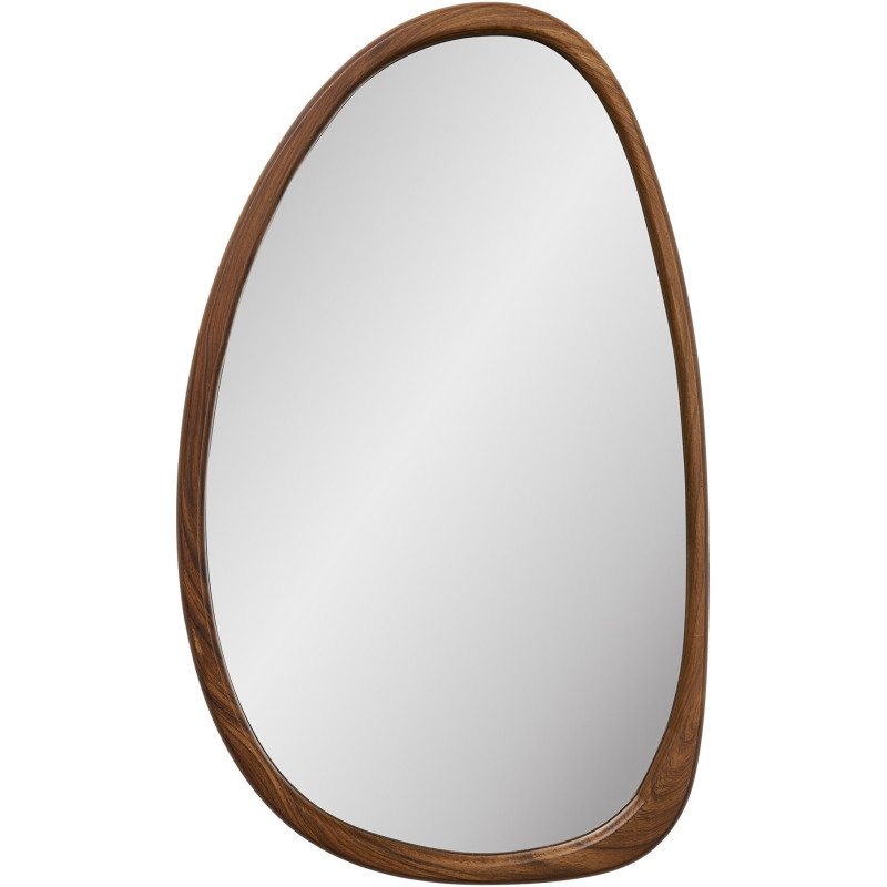 Miroir organique vertical effet noyer 38,5x64,5 cm Luxon Housevitamin - 1