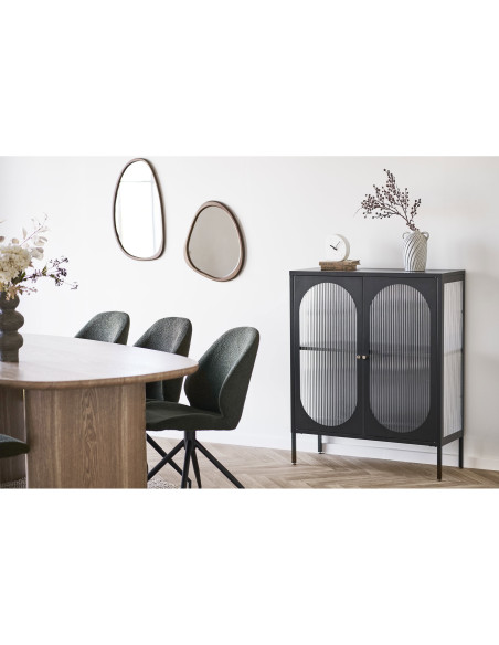 Miroir organique vertical effet noyer 38,5x64,5 cm Luxon Housevitamin - 4