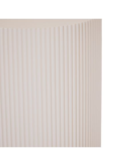 Table d’appoint ronde cannelée beige sable Ø30x54 cm Pillar Housevitamin - 3