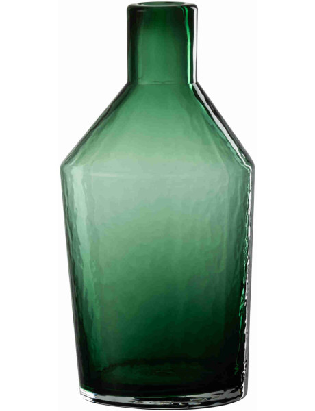 Vase bouteille en verre vert 14x14x28 cm Kidor J-Line - 1