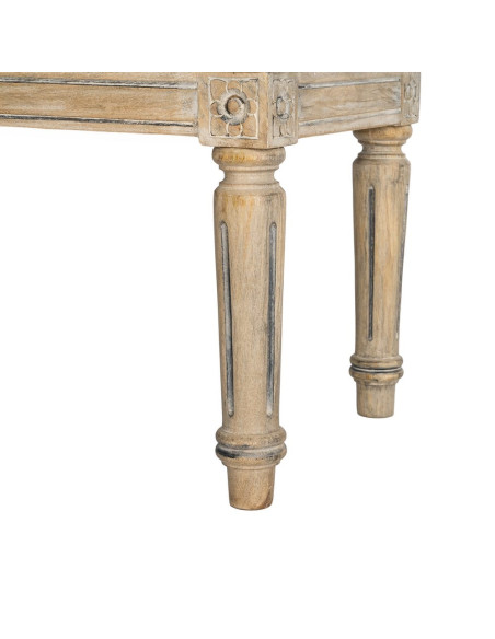 Banc bout de lit floral vert sauge 119x40x38 cm Mulea Ixia - 6