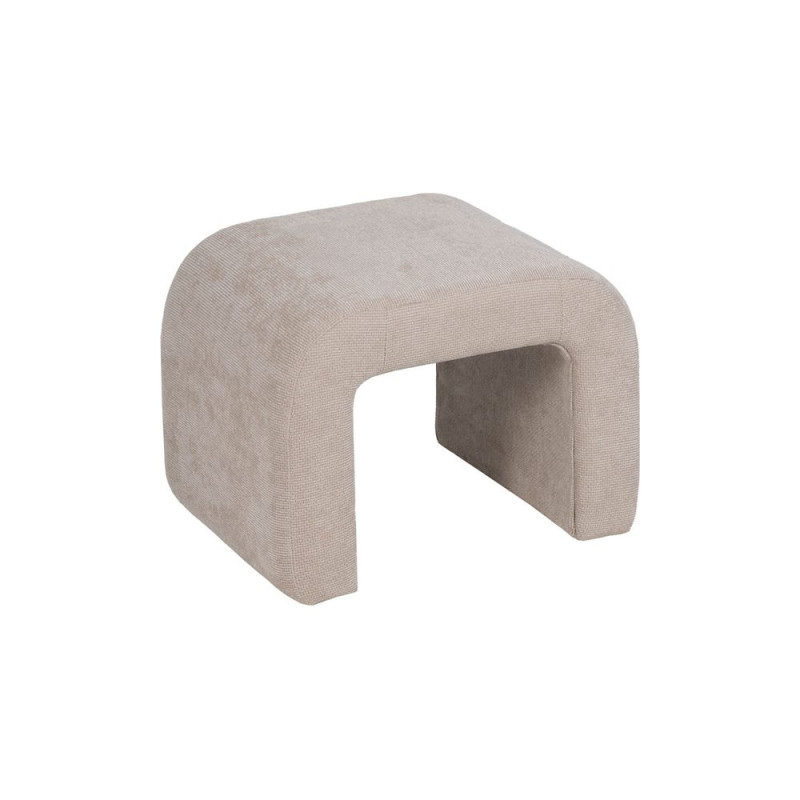 Banc gigogne beige en tissu avec 2 tabourets 126 cm Zalos Ixia - 4