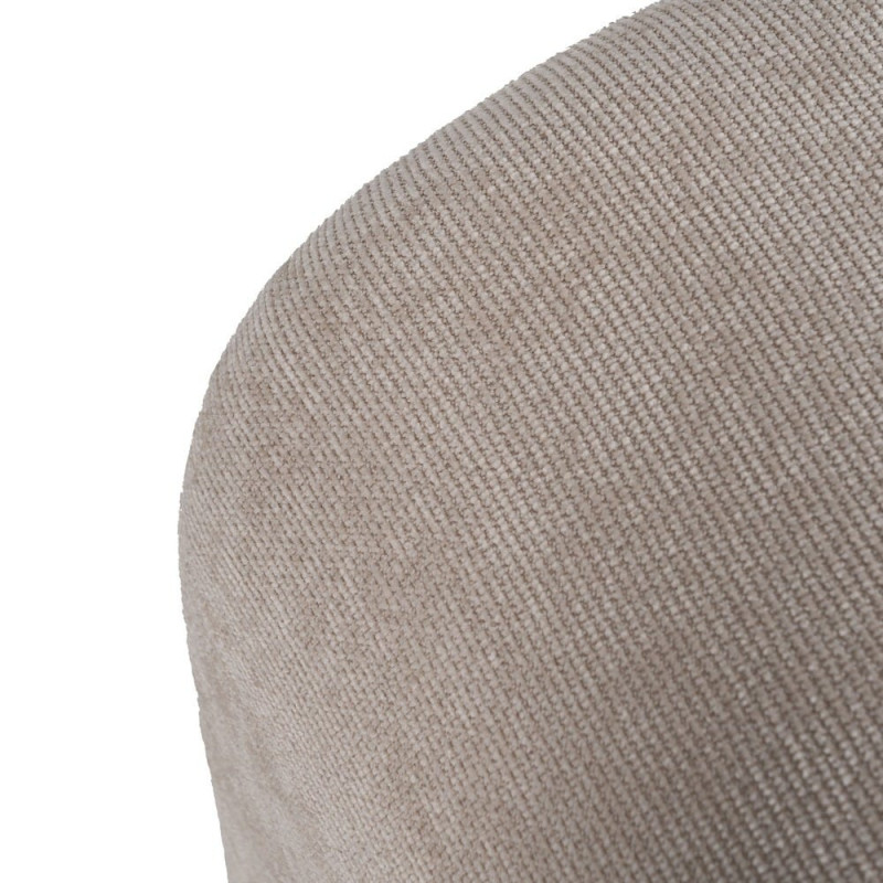 Banc gigogne beige en tissu avec 2 tabourets 126 cm Zalos Ixia - 5