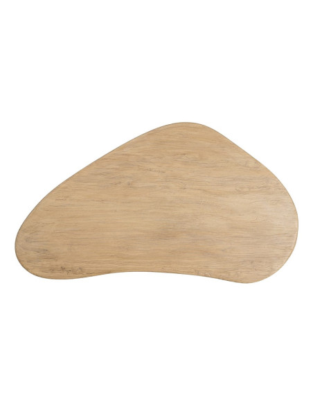 Table basse organique naturelle en orme recyclé 170x94x45 cm Zimia Ixia - 8