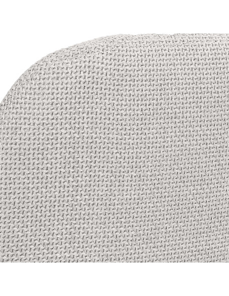 Chaise de salle à manger beige tissu et bois 49x56x82 cm Gozie  - 5
