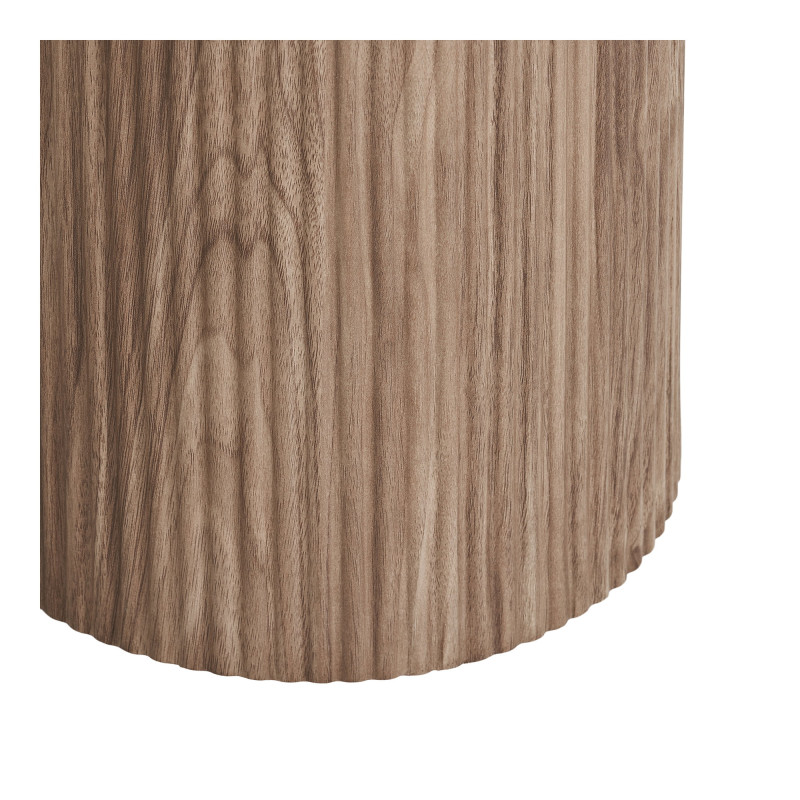 Table d’appoint ronde céramique effet marbre blanc Ø45x50 cm Athens House Nordic - 4