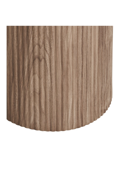 Table d’appoint ronde céramique effet marbre blanc Ø45x50 cm Athens House Nordic - 4