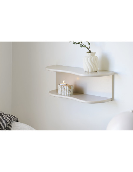 Étagère murale beige MDF 44x17,5x18 cm Botta House Nordic - 2